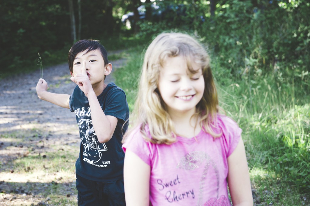 Barnfotografering, sommar, skärgården, Playful Heart